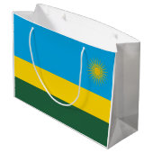 Vlag van Rwanda (Rwanda) (Afrikaans Land) Groot Cadeauzakje (Achterkant Gekanteld)