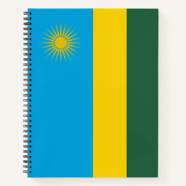 Vlag van Rwanda (Rwanda) (Afrikaans Land) Notitieboek