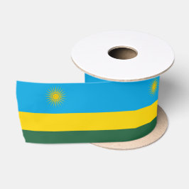 Vlag van Rwanda (Rwanda) (Afrikaans Land) Satijnen Lint