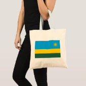 Vlag van Rwanda (Rwanda) (Afrikaans Land) Tote Bag (Voorkant (product))