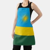 Vlag van Rwanda Schort (Insitu)