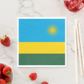 Vlag van Rwanda Servet (Insitu)