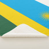 Vlag van Rwanda Sherpa Deken (3/4)