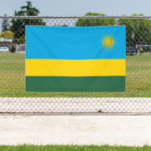 Vlag van Rwanda Spandoek (Insitu)