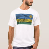 Vlag van Rwanda T-shirt (Voorkant)