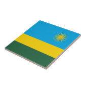 Vlag van Rwanda Tegeltje (Zijkant)