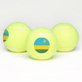 Vlag van Rwanda Tennisballen (Multi)