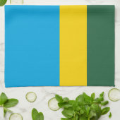 Vlag van Rwanda Theedoek (Gevouwen)