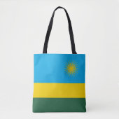 Vlag van Rwanda Tote Bag (Voorkant)