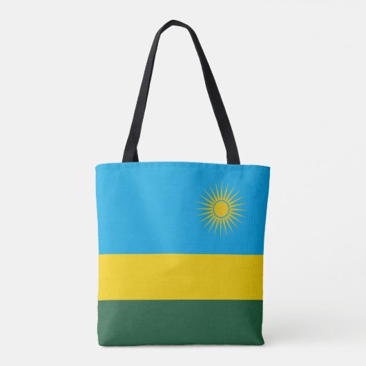 Vlag van Rwanda Tote Bag (Achterkant)