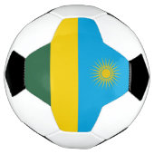 Vlag van Rwanda Voetbal (Gedraaid)