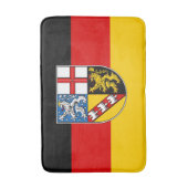 Vlag van Saarland Bathroom Mat (Voorkant Verticaal)