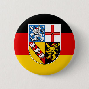 Vlag van Saarland Button