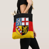 Vlag van Saarland Canvas tas (Dichtbij)