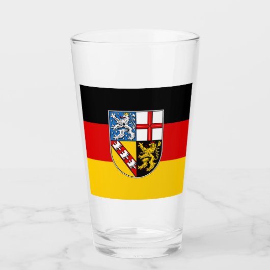 Vlag van Saarland Glass Glas (Voorkant)