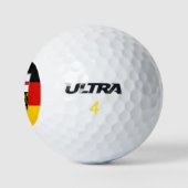 Vlag van Saarland Golf Balls Golfballen (Logo)