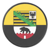 Vlag van Saarland Hockey Puck (Voorkant)