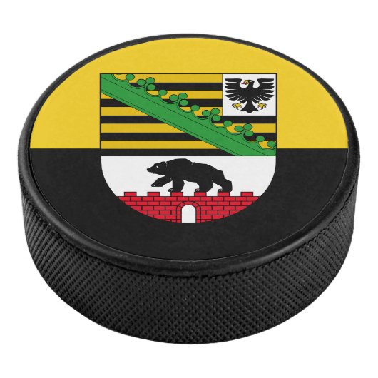 Vlag van Saarland Hockey Puck (3/4)