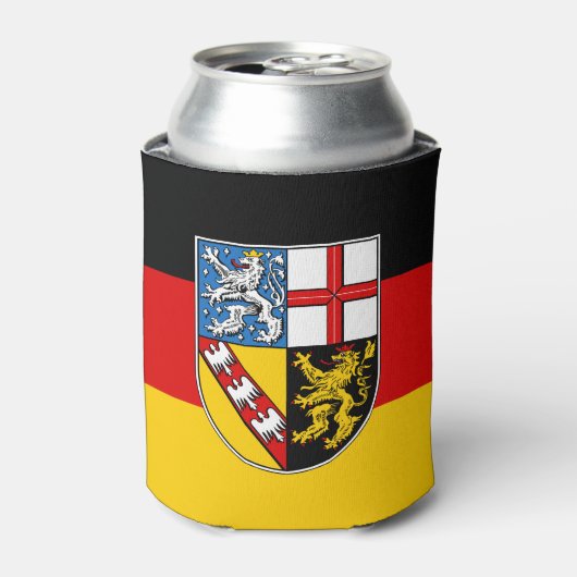 Vlag van Saarland Koelbox Blikjeskoeler (Blikje Voorkant)