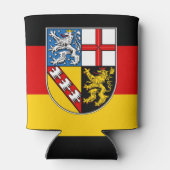 Vlag van Saarland Koelbox Blikjeskoeler (Achterkant)