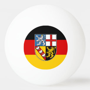 Vlag van Saarland Ping Pong Ball