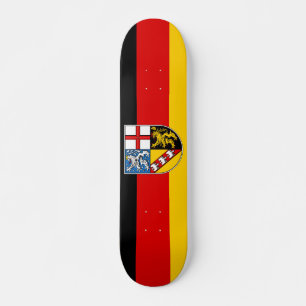 Vlag van Saarland Skateboard