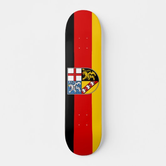 Vlag van Saarland Skateboard (Voorkant)