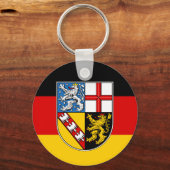 Vlag van Saarland Sleutelhanger (Achterkant)