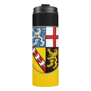 Vlag van Saarland Thermal Tumbler Thermosbeker