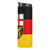 Vlag van Saarland Thermal Tumbler Thermosbeker (Geroteerd rechts)