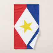 Vlag van Saba Bad Handdoek (Handdoek)