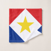 Vlag van Saba Bad Handdoek (Wasdoekje)