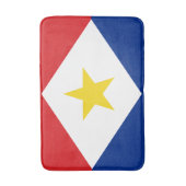 Vlag van Saba Badmat (Voorkant Verticaal)