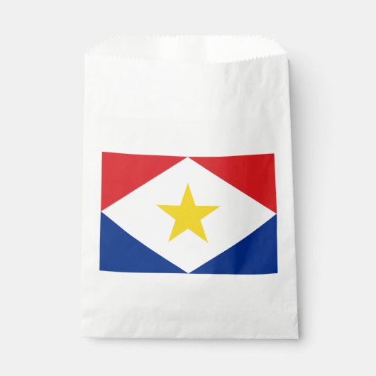 Vlag van Saba Bedankzakje (Voorkant)