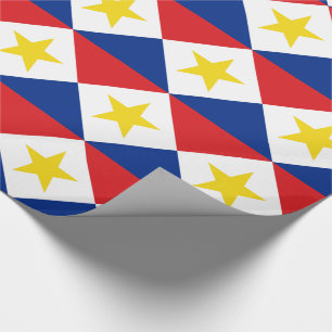 Vlag van Saba Cadeaupapier