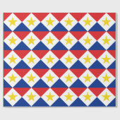 Vlag van Saba Cadeaupapier (Vlak)