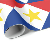 Vlag van Saba Cadeaupapier (Rol Hoek)