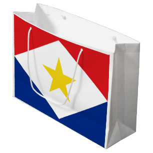 Vlag van Saba Groot Cadeauzakje