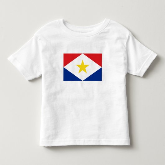 Vlag van Saba Kinder Shirts (Voorkant)
