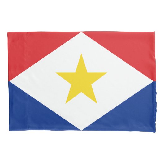 Vlag van Saba Kussensloop (Voorkant)