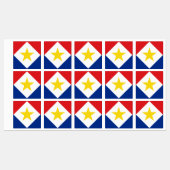 Vlag van Saba Labels (Vel)