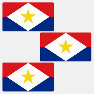Vlag van Saba Labels