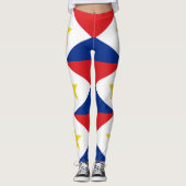 Vlag van Saba Leggings (Voorkant)