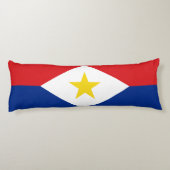 Vlag van Saba Lichaamskussen (Achterkant)