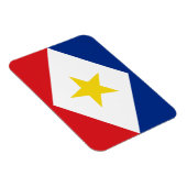 Vlag van Saba Magneet (Rechterzijde)