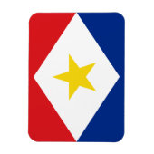 Vlag van Saba Magneet (Verticaal)