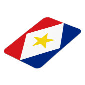 Vlag van Saba Magneet (Linkerzijde)