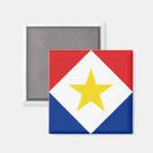 Vlag van Saba Magneet (Voorkant / Achterkant)