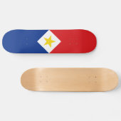 Vlag van Saba Persoonlijk Skateboard (Horizontaal)