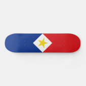 Vlag van Saba Persoonlijk Skateboard (Horizontaal)